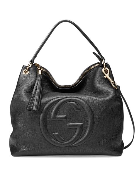 large gucci black purse|black Gucci purse sale.